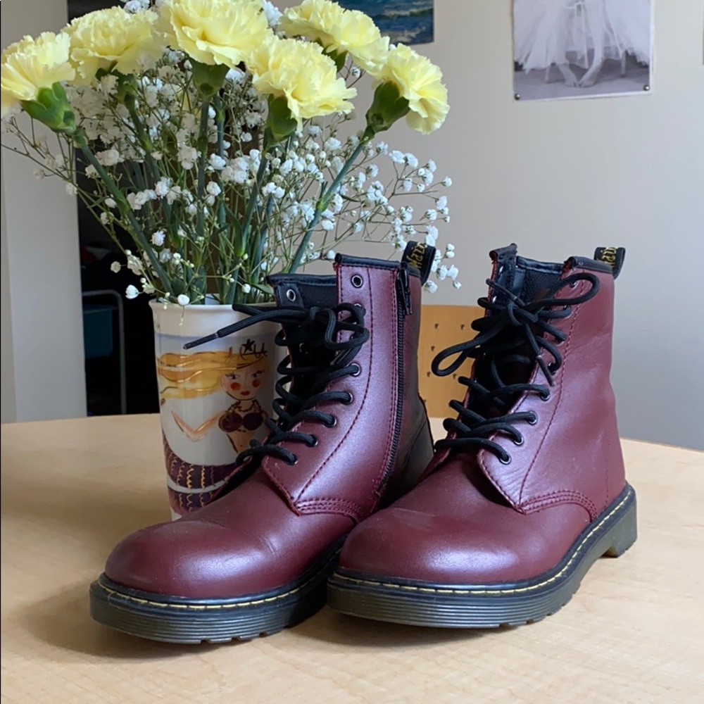 Dr Martens YOUTH 1460 SOFTY LEATHER LACE UP BOOTS